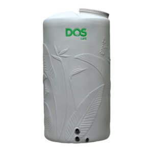 ถังเก็บน้ำบนดิน PE 500 ลิตร DOS รุ่น PARADISE DURAFLEX SILVER COMBAC 500L