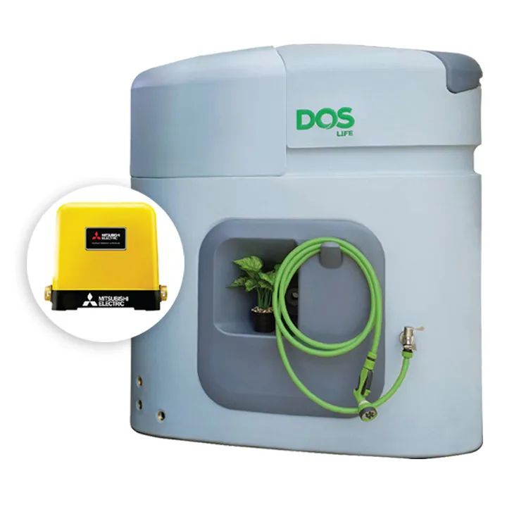 แทงค์น้ำ DOS WATER PAC PRO 1500 ลิตร พร้อมปั๊ม MITSUBISHI 300W