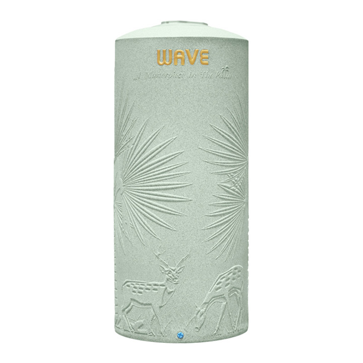 ถังเก็บน้ำบนดิน PE WAVE ขนาด 500 ลิตร รุ่น THE PALM-500L LGR