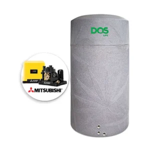 แทงค์น้ำ DOS 2000 ลิตร พร้อมปั๊ม MITSUBISHI 150W