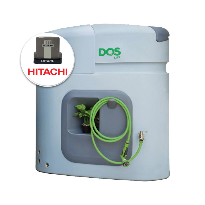 แทงค์น้ำ DOS WATER PAC PRO พร้อมปั๊ม HITACHI