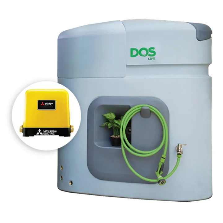 แทงค์น้ำ DOS WATER PAC PRO 1500 ลิตร พร้อมปั๊ม MITSUBISHI