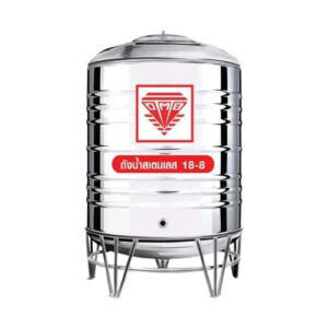 แทงค์น้ำสแตนเลส ตราเพชร ก้นนูน ขนาด 350 ลิตร รุ่น AMCB350