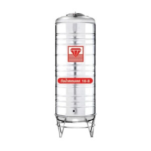 แทงค์น้ำสแตนเลส ตราเพชร ทรงสูง ขนาด 500 ลิตร รุ่น AMCX500