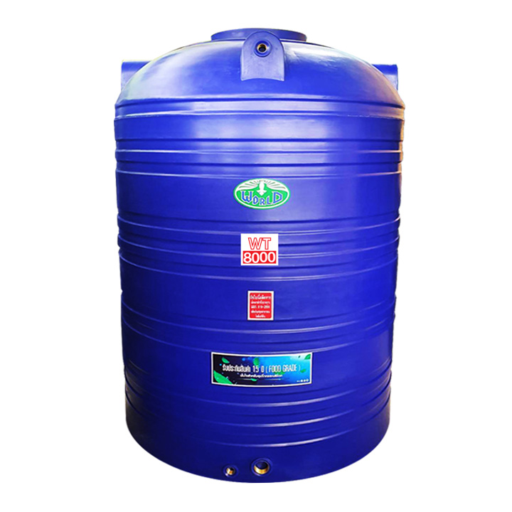 แทงค์น้ำ PE 8000 ลิตร WORLD รุ่น WT-8000WD
