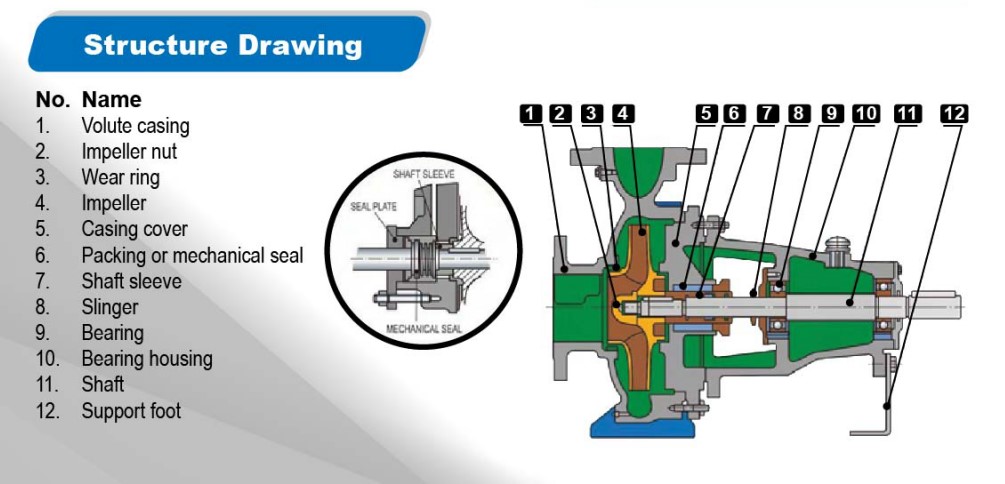 Volute ECD structure drawing