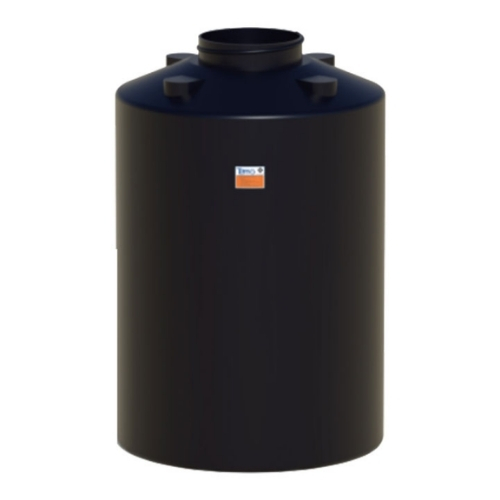 ถังเก็บสารเคมี PE TEMA ขนาด 1500 ลิตร รุ่น CEN1K5A-M180 (สีดำ)